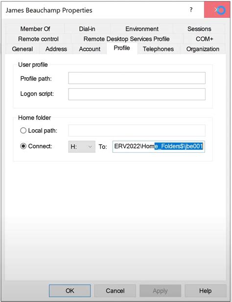 Home/User .